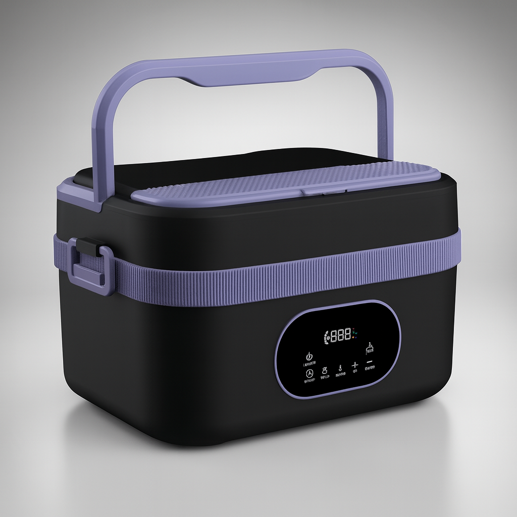 Portable Self-Heating Lunch Box | Rechargeable Stainless Steel Food Warmer 2