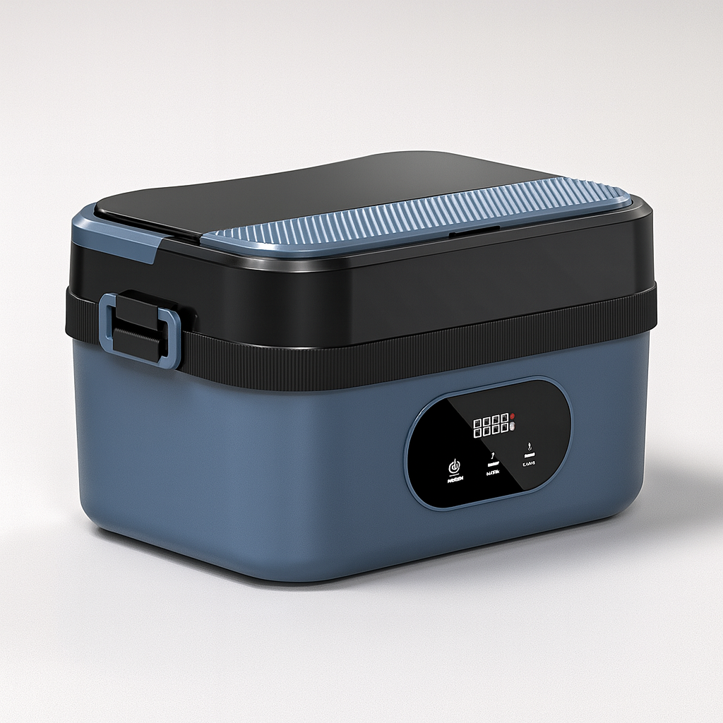 Portable Self-Heating Lunch Box | Rechargeable Stainless Steel Food Warmer 3