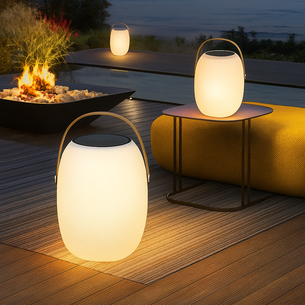 Portable Solar Patio Lamp | Eco-Friendly LED Lighting for Outdoor Spaces 1