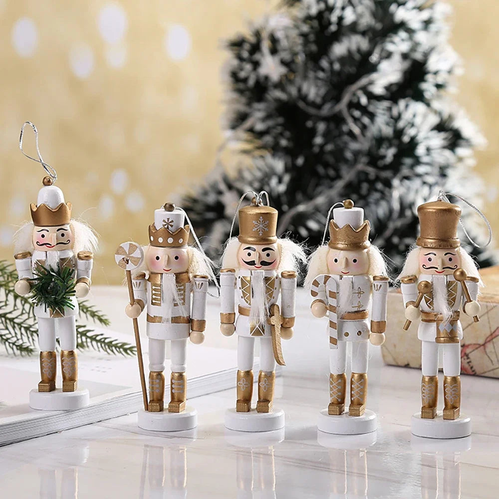 Puppet Nutcracker Set | Handmade Wooden Christmas Ornaments 1