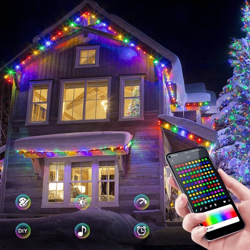 RGBIC String Lights | Dynamic Bluetooth Control for Parties 2