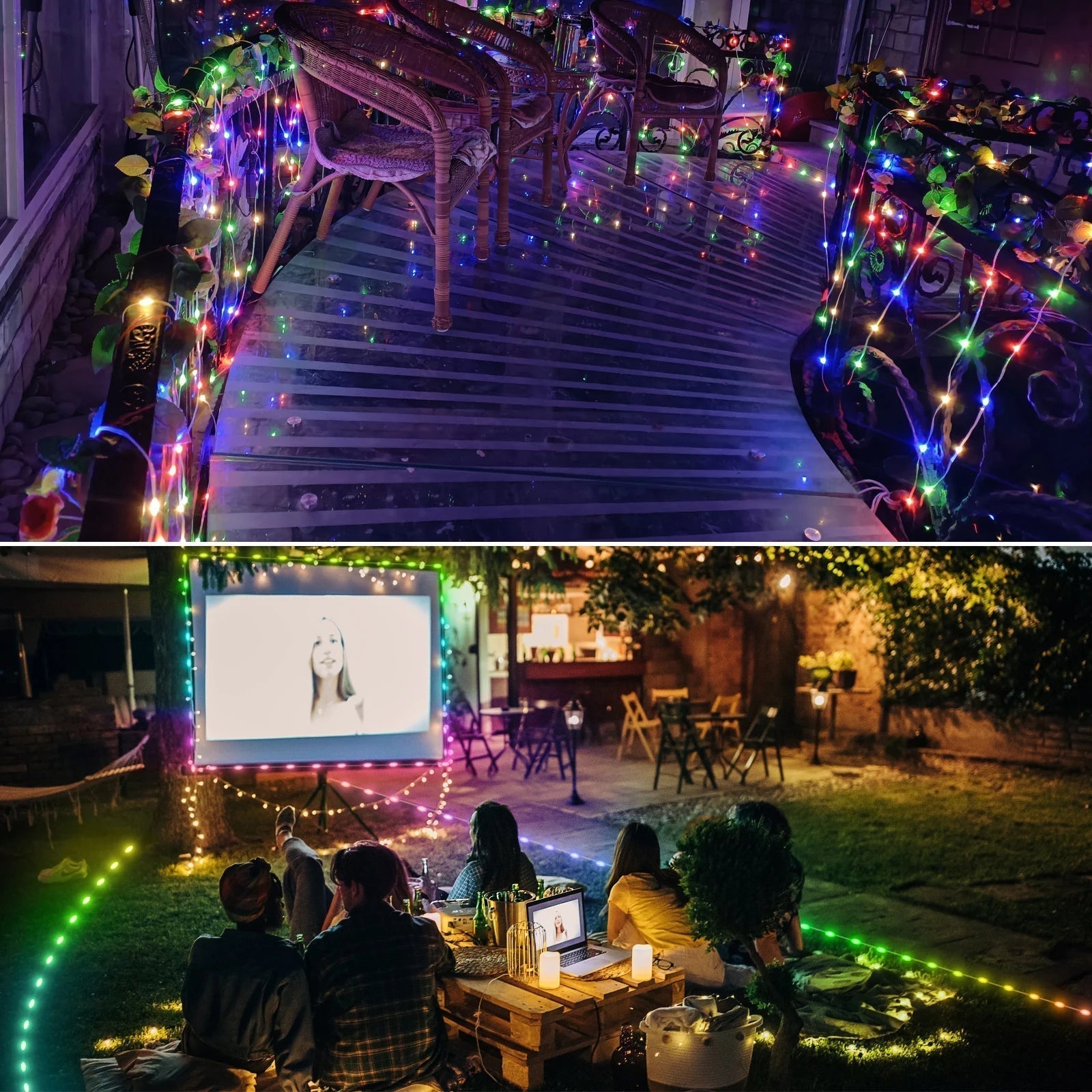 RGBIC String Lights | Dynamic Bluetooth Control for Parties 4