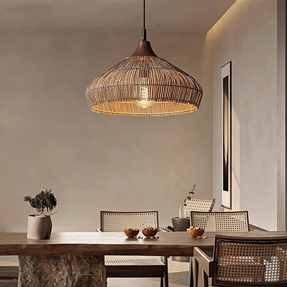 Rattan Pendant Lamp | Hand-Woven Shade for Cozy Interiors 2