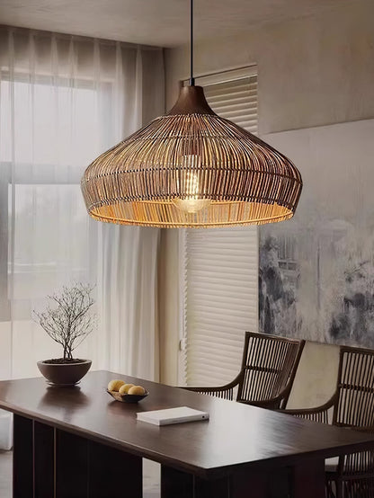 Rattan Pendant Lamp | Hand-Woven Shade for Cozy Interiors 4