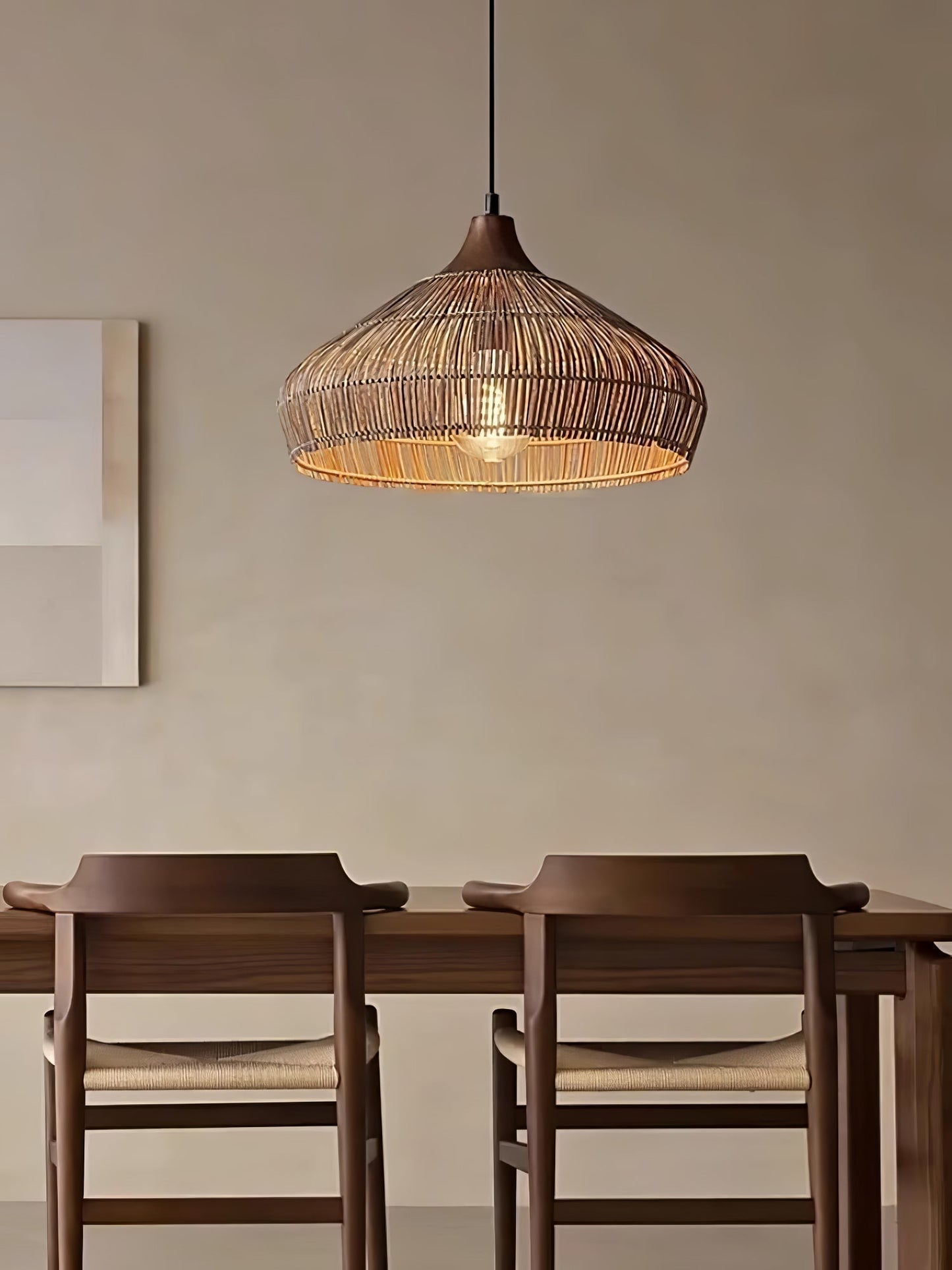 Rattan Pendant Lamp | Hand-Woven Shade for Cozy Interiors 5
