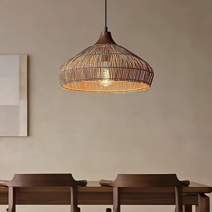 Rattan Pendant Lamp | Hand-Woven Shade for Cozy Interiors 6