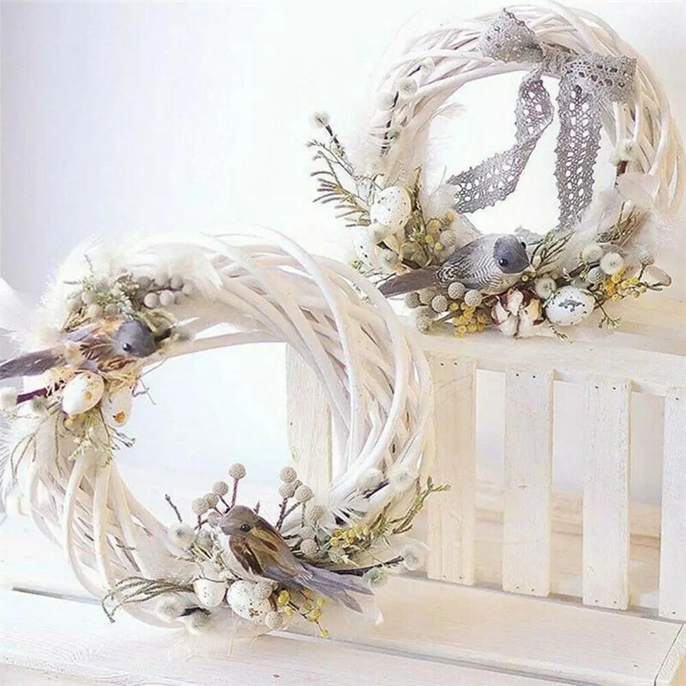 Rattan Wreath | Elegant Holiday Decoration for Christmas 3