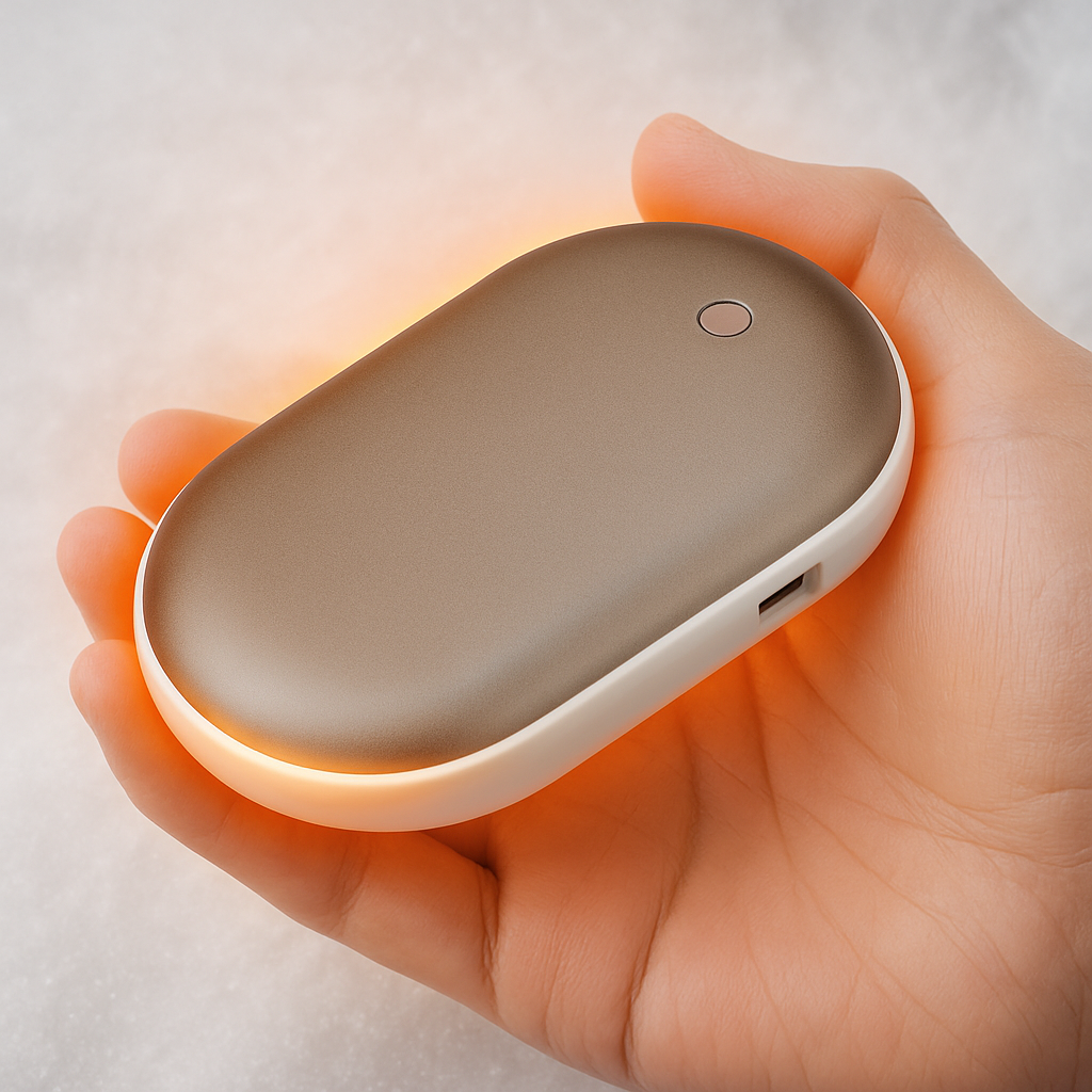 Rechargeable Hand Warmer | Dual-Function Power Bank with Fast Heating 10