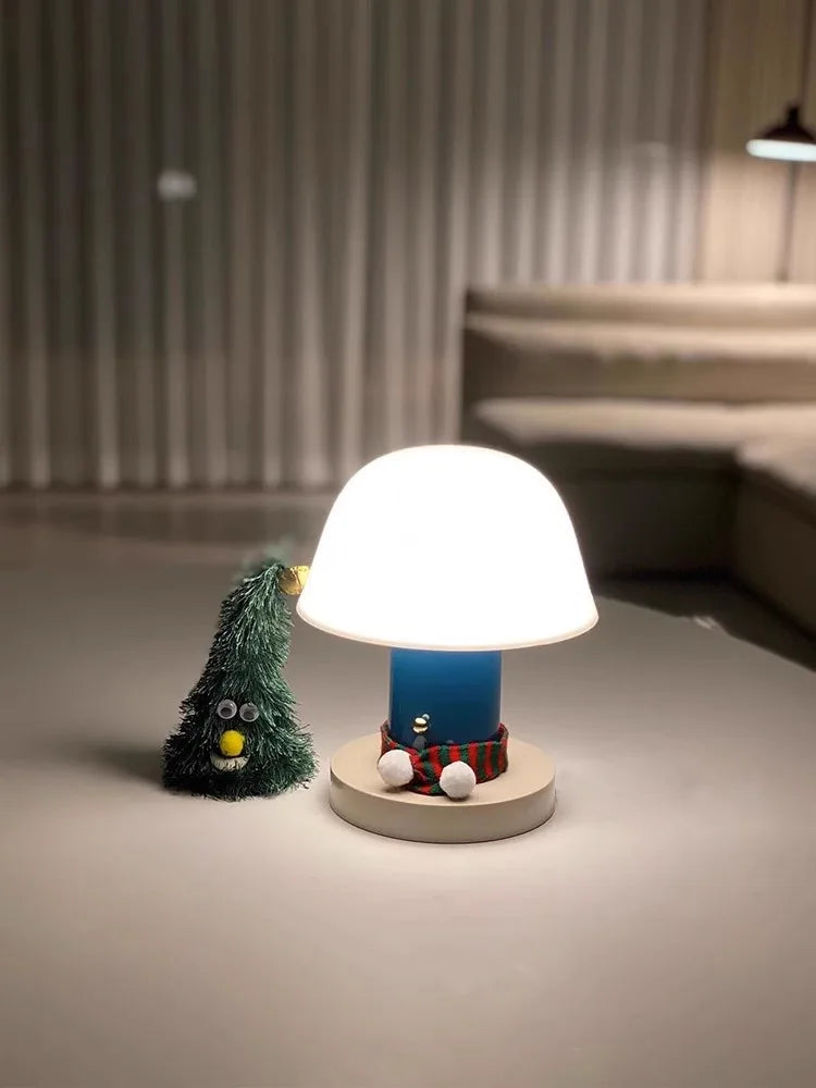 Nordic Mushroom Lamp | Wireless Touch-Activated Dimmable Design 4