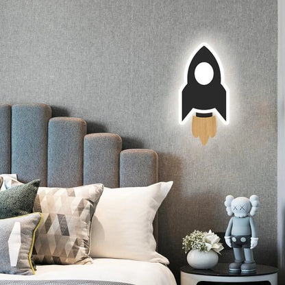 LED Rocket Wall Lamp | Whimsical Design for Children's Spaces 3