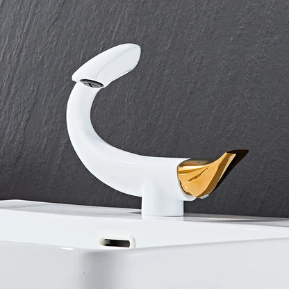 Bathroom Faucet | Elegant Swan-Inspired Design with Durable Brass Construction 9