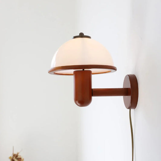 Wooden Wall Lamp | Japanese Minimalist Design with LED Lighting 1
