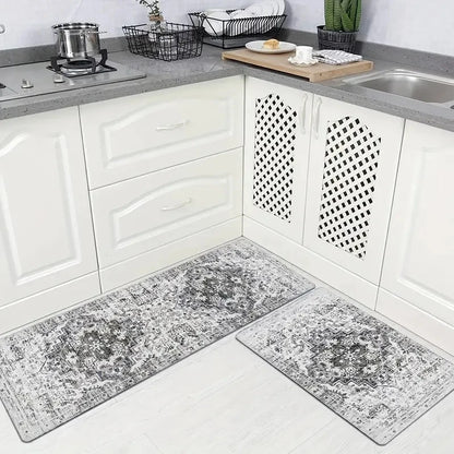 Bohemian Kitchen Runner Rug | Soft Microfiber with Anti-Slip Backing 4