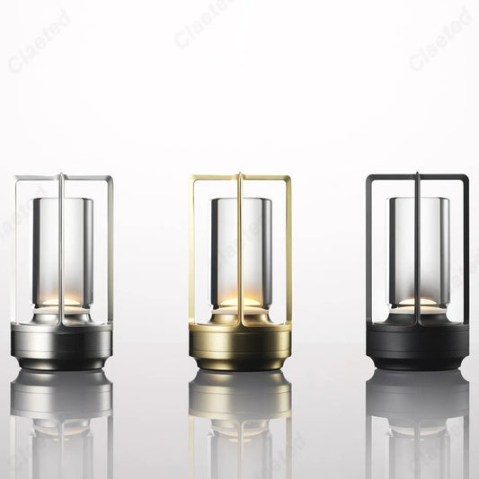 Rechargeable Industrial Table Lamp | Portable Dimmable Lighting 1