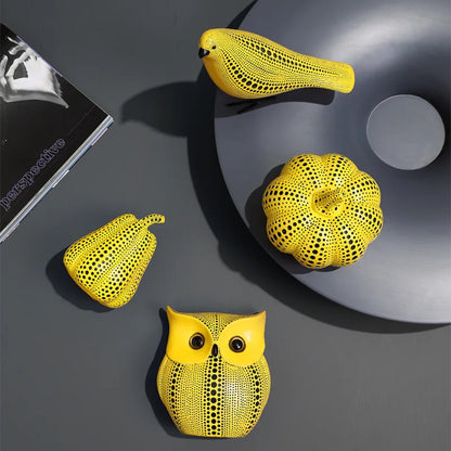 Yayoi Kusama Ornaments | Unique Resin Figurines for Home Decor 3