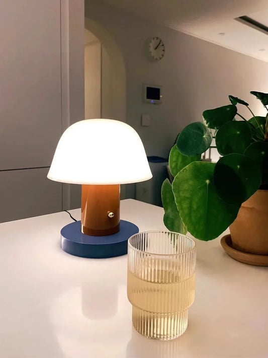 Nordic Mushroom Lamp | Wireless Touch-Activated Dimmable Design 1