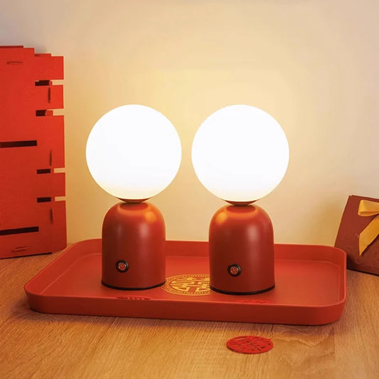 Nordic Table Lamp | Touch Dimming with Rechargeable Design 1