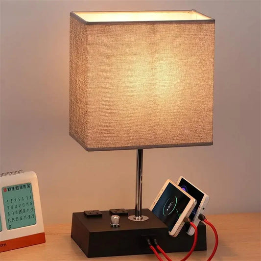 Bedside Lamp | Dimmable Lighting with Dual USB Charging Ports 1