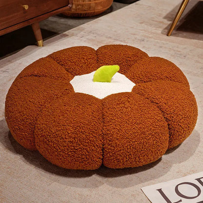 Large Pumpkin Cushion | Soft Plush Decor for Halloween and Fall 6