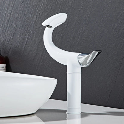 Tall Bathroom Basin Faucet | Elegant Swan-Inspired Design 9