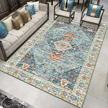 Retro Living Room Rug | Soft Polyester with Non-Slip Backing 3