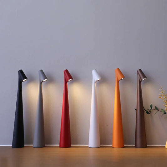 Portable Table Lamp | Funky Cone Design with Touch Dimming 1