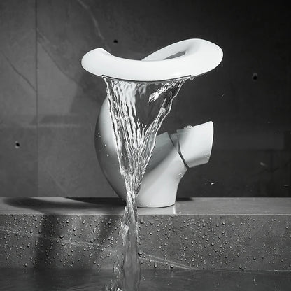 Waterfall Bathroom Faucet | Elegant Swan-Inspired Design for Serenity 5