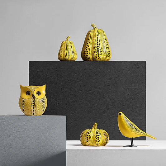 Yayoi Kusama Ornaments | Unique Resin Figurines for Home Decor 1