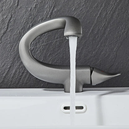 Bathroom Faucet | Elegant Swan-Inspired Design with Durable Brass Construction 4