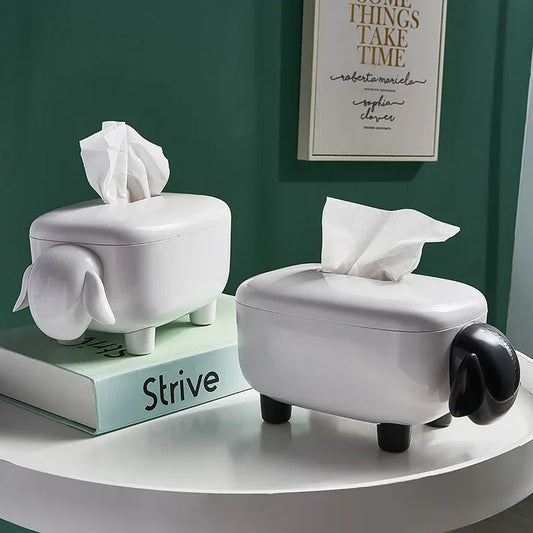 Sheep Tissue Box Cover | Playful Design for Home Decor 1