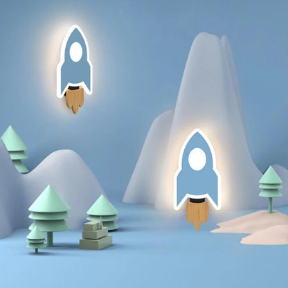LED Rocket Wall Lamp | Whimsical Design for Children's Spaces 2