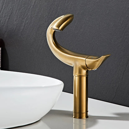 Tall Bathroom Basin Faucet | Elegant Swan-Inspired Design 6