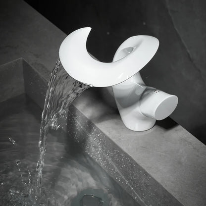 Waterfall Bathroom Faucet | Elegant Swan-Inspired Design for Serenity 8