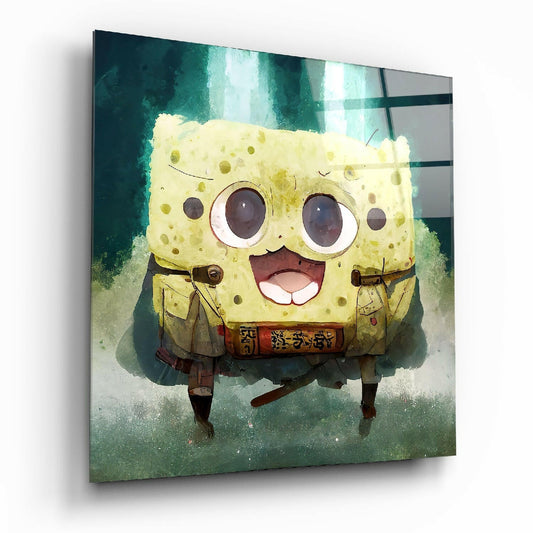 Sponge  Glass Wall Art  || Designer Collection