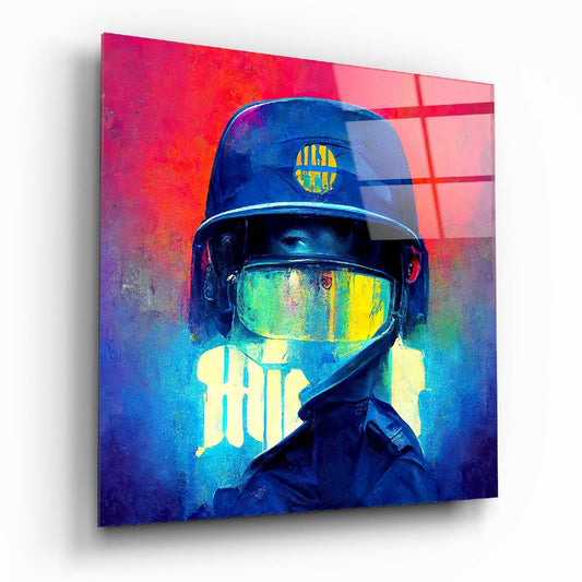 The Guardian Glass Wall Art  || Designer Collection