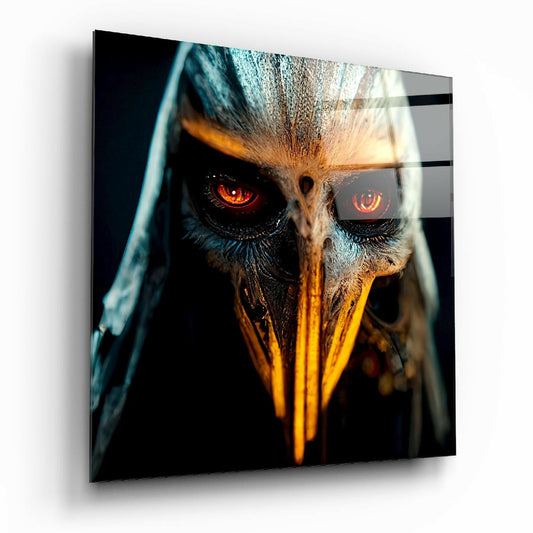 The Beak Glass Wall Art  || Designer Collection