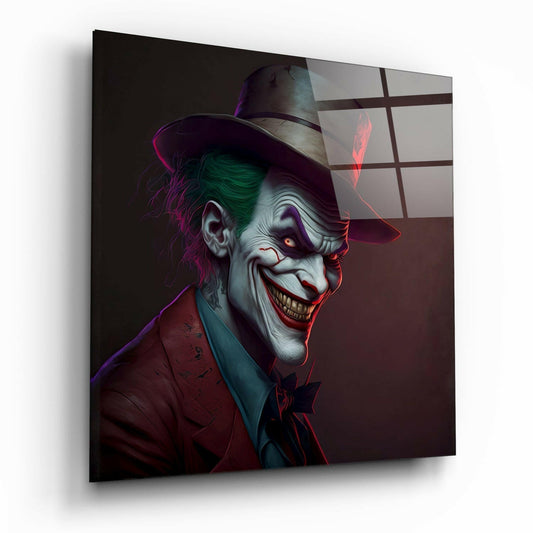 Joker Glass Wall Art  || Designer Collection