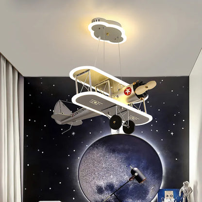 Kids Airplane Pendant Lamp | Vintage Design with LED Lighting 4