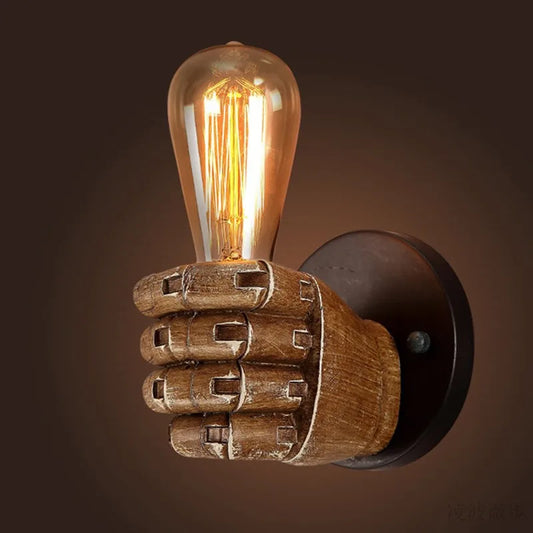 Wall-Mounted Industrial Lamp | Unique Robotic Hand Design 1