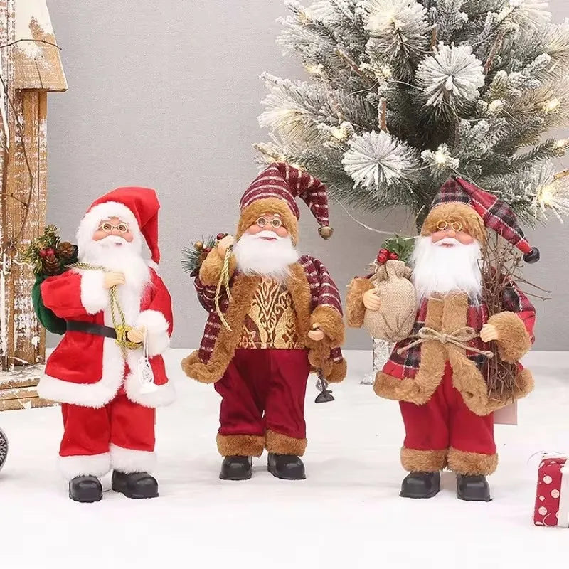 Santa Claus Decoration | Festive Figure with Gift Bag for Christmas 1