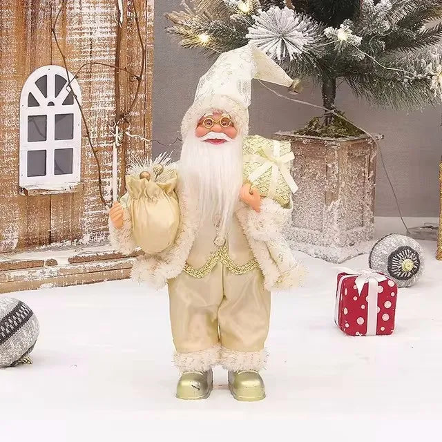 Santa Claus Decoration | Festive Figure with Gift Bag for Christmas 10