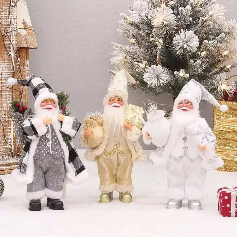 Santa Claus Decoration | Festive Figure with Gift Bag for Christmas 3