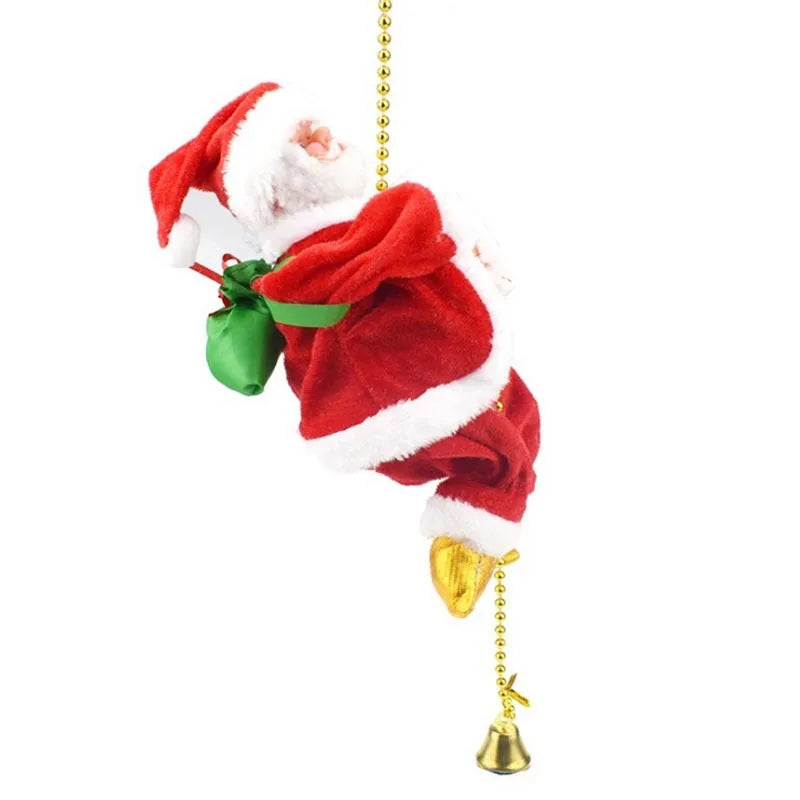 Santa Claus Musical Toy | Climbing Rope Ladder with Cheerful Music 0