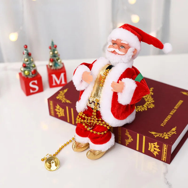 Santa Claus Musical Toy | Climbing Rope Ladder with Cheerful Music 4