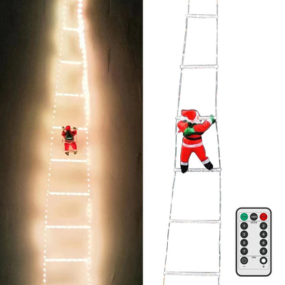 Santa Ladder Decor | Enchanting LED Christmas Decoration 5