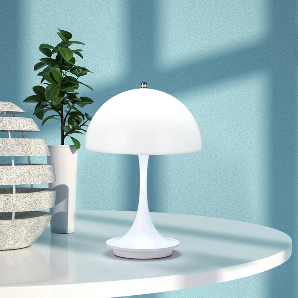 Mushroom Dome Table Lamp | Modern Design with Dimmable LED Lighting 2