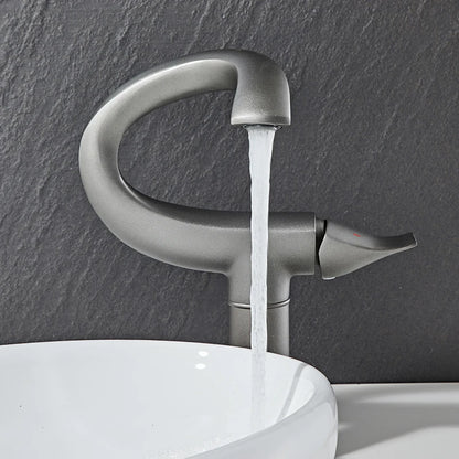 Tall Bathroom Basin Faucet | Elegant Swan-Inspired Design 1