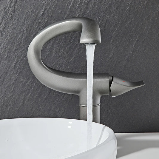 Tall Bathroom Basin Faucet | Elegant Swan-Inspired Design 1