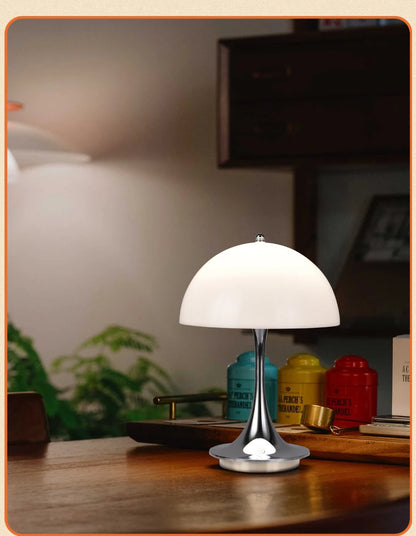 Mushroom Dome Table Lamp | Modern Design with Dimmable LED Lighting 4