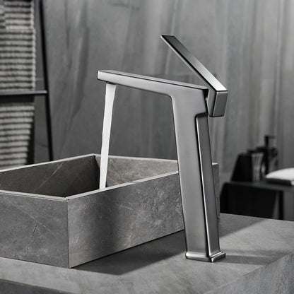 Tall Single Lever Bathroom Faucet | Sleek Modern Design for Style 1